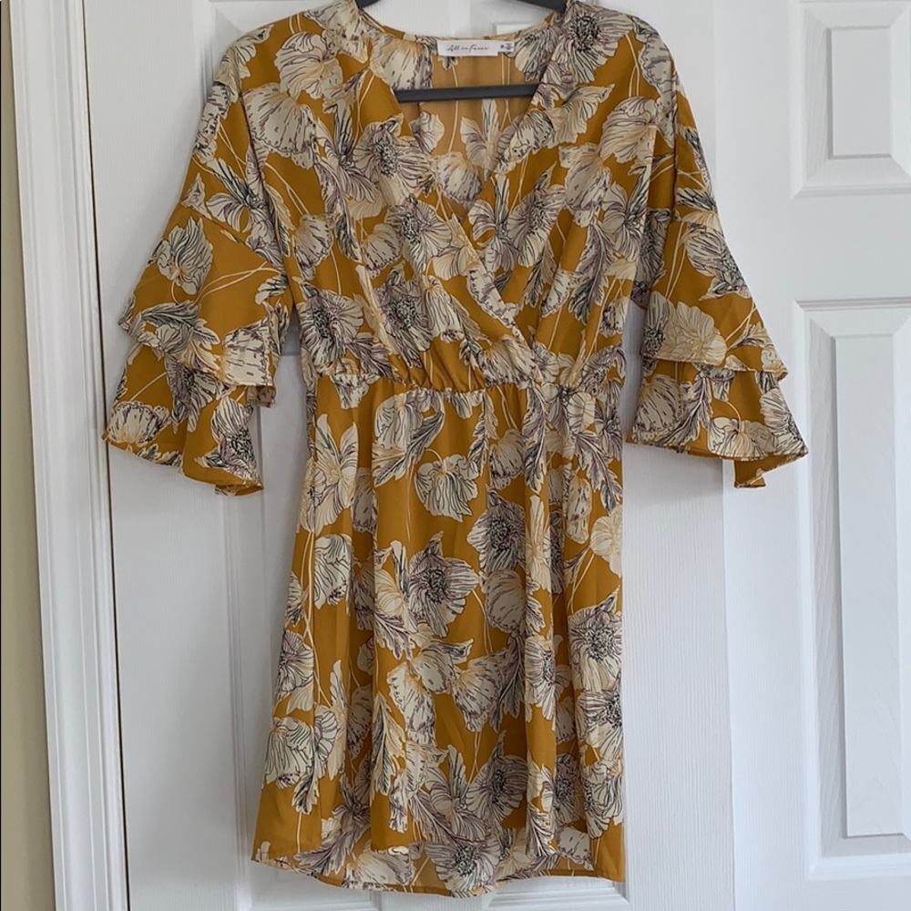 All in Favor Yellow Dress